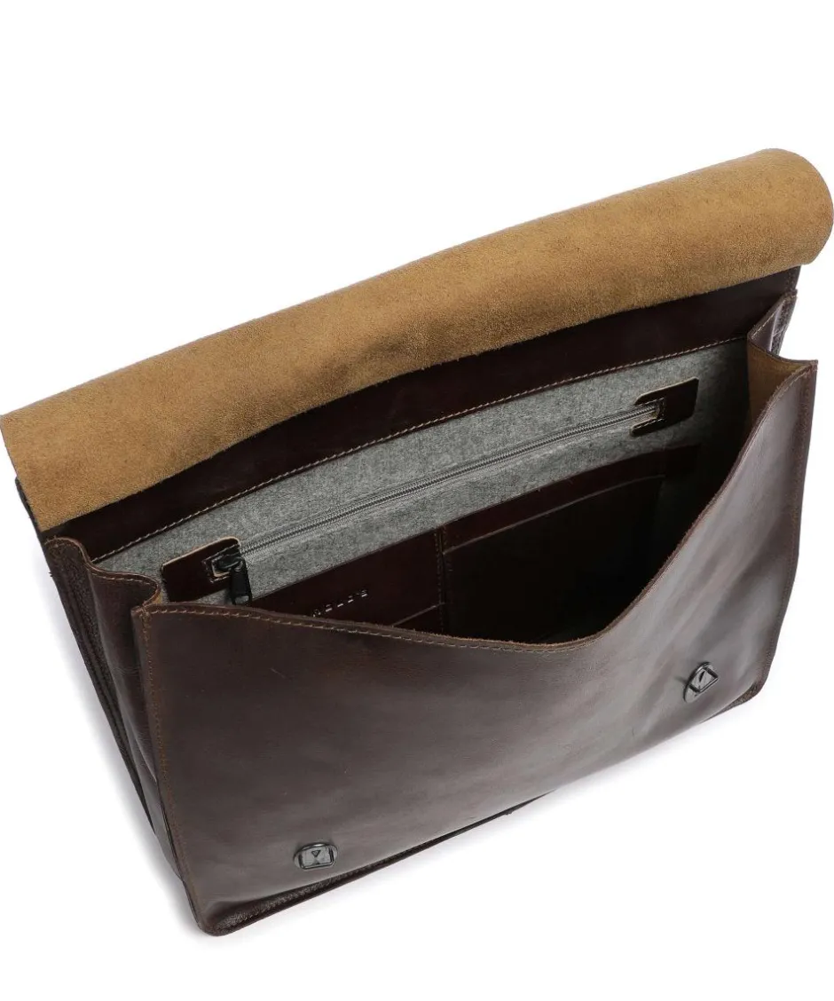 Harold Business- & Laptop Bags-Aberdeen Briefcase fine grain cow leather