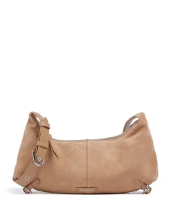 Coccinelle Shoulder Bags-Abigail Suede Shoulder bag brushed leather