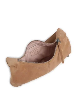 Coccinelle Shoulder Bags-Abigail Suede Shoulder bag brushed leather