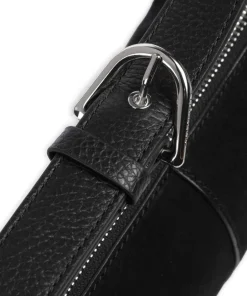 Coccinelle Shoulder Bags-Abigail Suede Shoulder bag brushed leather