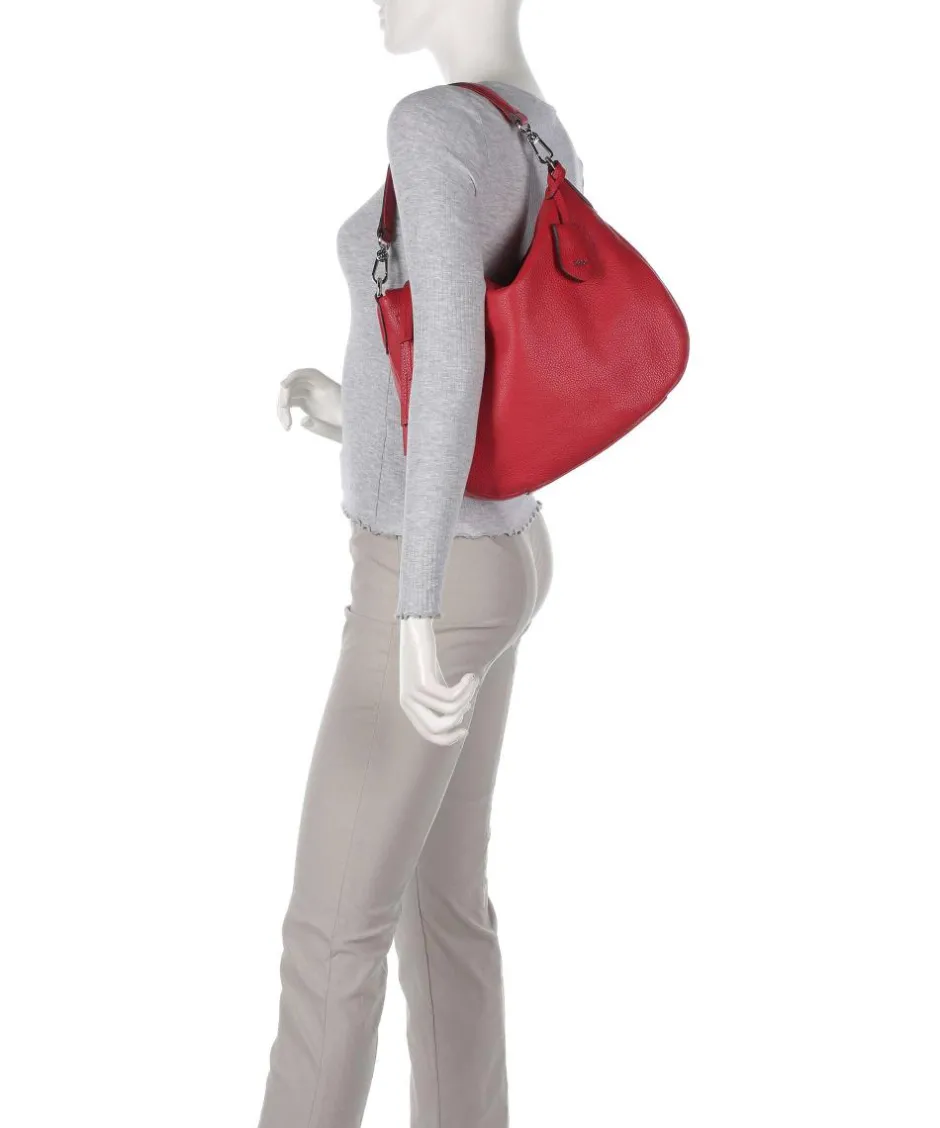 Abro Shoulder Bags|Hobo Bags-Adria Juna Hobo bag grained cow leather