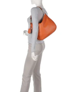 Abro Shoulder Bags|Hobo Bags-Adria Juna Hobo bag grained cow leather