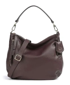 Abro Shoulder Bags|Hobo Bags-Adria Juna Small Hobo bag grained leather