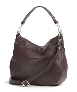 Abro Shoulder Bags|Hobo Bags-Adria Juna Small Hobo bag grained leather