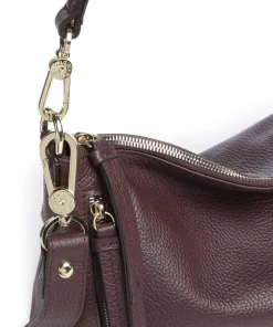 Abro Shoulder Bags|Hobo Bags-Adria Juna Small Hobo bag grained leather