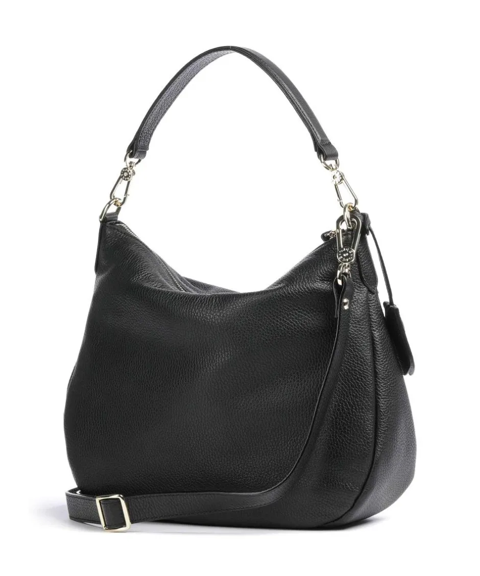 Abro Shoulder Bags|Hobo Bags-Adria Juna Small Hobo bag grained cow leather
