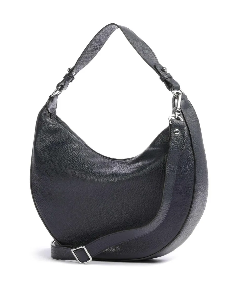 Abro Shoulder Bags|Hobo Bags-Adria Lulu Small Hobo bag grained cow leather