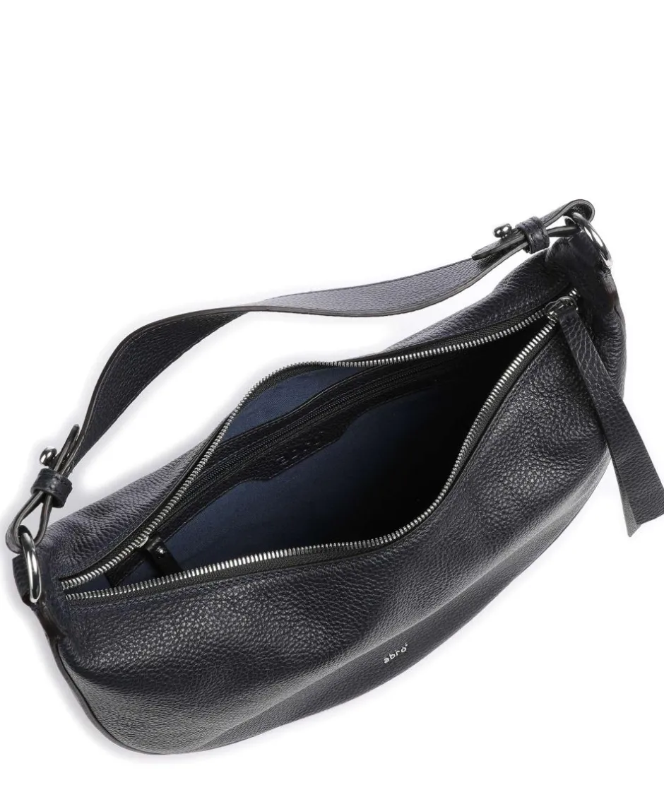 Abro Shoulder Bags|Hobo Bags-Adria Lulu Small Hobo bag grained cow leather
