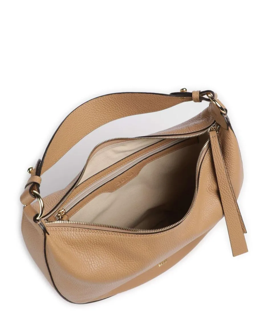 Abro Shoulder Bags|Hobo Bags-Adria Lulu Small Hobo bag grained leather