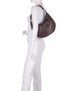 Abro Shoulder Bags|Hobo Bags-Adria Lulu Small Hobo bag grained leather