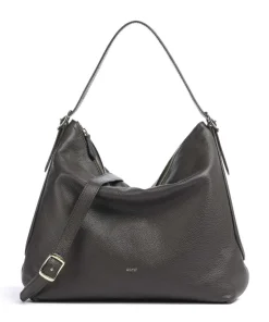 Abro Shoulder Bags|Hobo Bags-Agave Carina Hobo bag grained leather