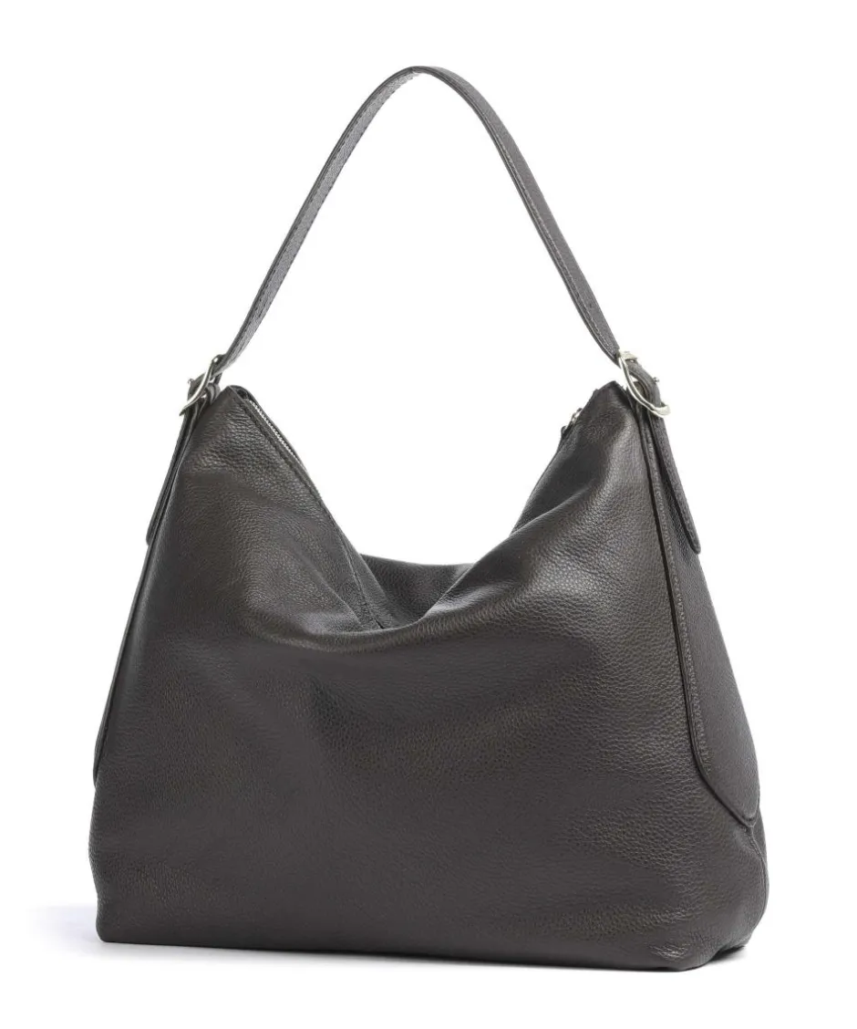 Abro Shoulder Bags|Hobo Bags-Agave Carina Hobo bag grained leather