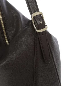 Abro Shoulder Bags|Hobo Bags-Agave Carina Hobo bag grained leather
