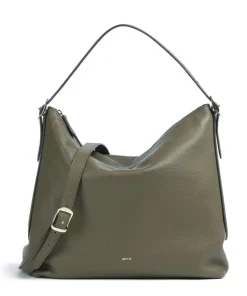 Abro Shoulder Bags|Hobo Bags-Agave Carina Hobo bag grained leather