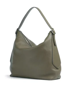 Abro Shoulder Bags|Hobo Bags-Agave Carina Hobo bag grained leather