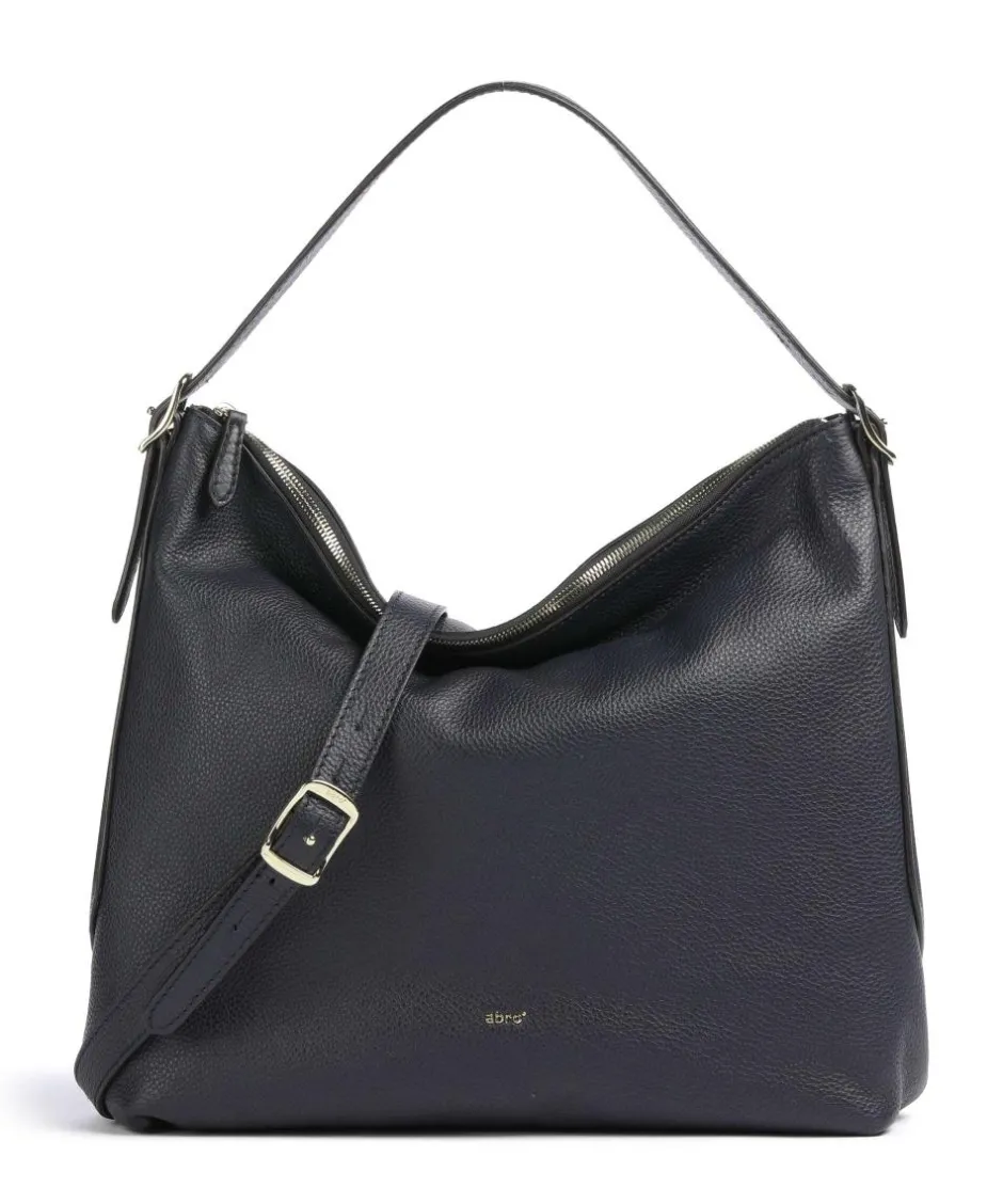 Abro Shoulder Bags|Hobo Bags-Agave Carina Hobo bag grained leather