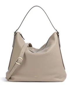 Abro Shoulder Bags|Hobo Bags-Agave Carina Hobo bag grained leather