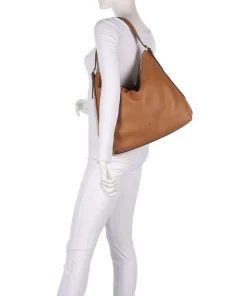 Abro Shoulder Bags|Hobo Bags-Agave Carina Hobo bag grained leather