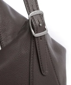 Abro Shoulder Bags|Hobo Bags-Agave Carina Hobo bag grained leather