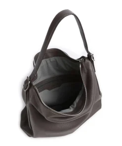 Abro Shoulder Bags|Hobo Bags-Agave Carina Hobo bag grained leather