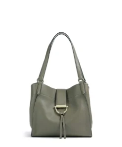 Abro Tote Bags-Agave Temi Tote bag grained leather