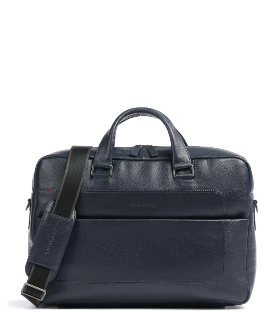Roncato Business- & Laptop Bags-Alaska Briefcase 15″ grained leather