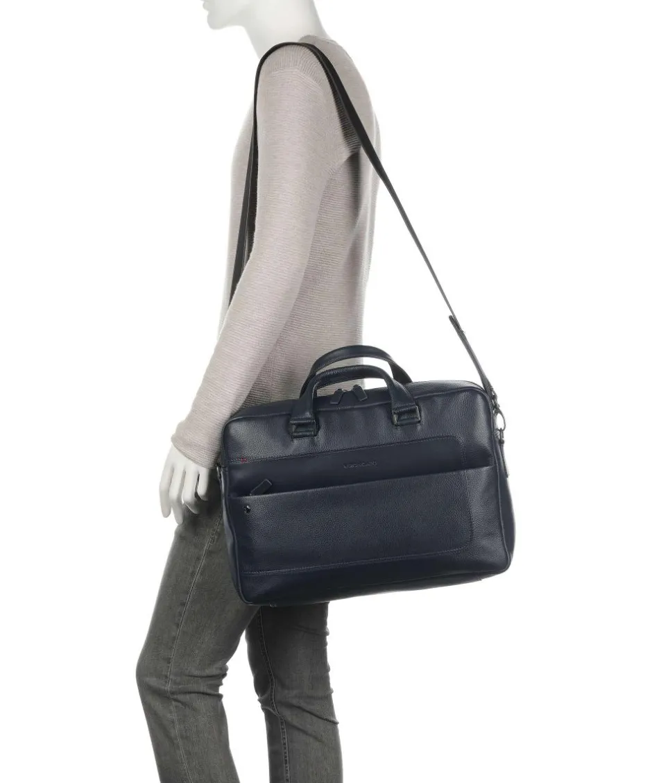 Roncato Business- & Laptop Bags-Alaska Briefcase 15″ grained leather