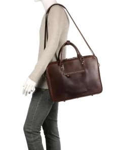 Buckle & Seam Business- & Laptop Bags-Albert Briefcase 15″ cow leather