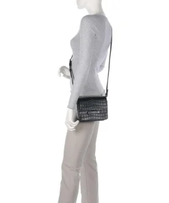 Liebeskind Crossbody Bags-Alex New Croco S Crossbody bag embossed cow leather