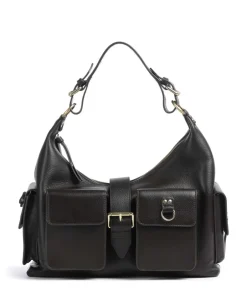 The Kooples Shoulder Bags-Amelia Large Shoulder bag grained cow leather