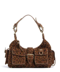 The Kooples Shoulder Bags-Amelia Small Shoulder bag brushed cow leather