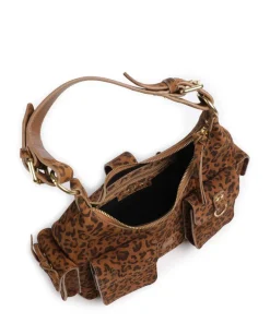The Kooples Shoulder Bags-Amelia Small Shoulder bag brushed cow leather