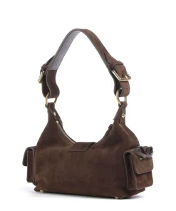 The Kooples Shoulder Bags-Amelia Small Shoulder bag brushed cow leather