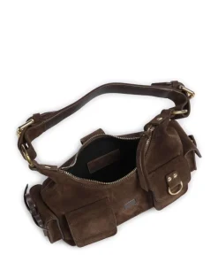 The Kooples Shoulder Bags-Amelia Small Shoulder bag brushed cow leather