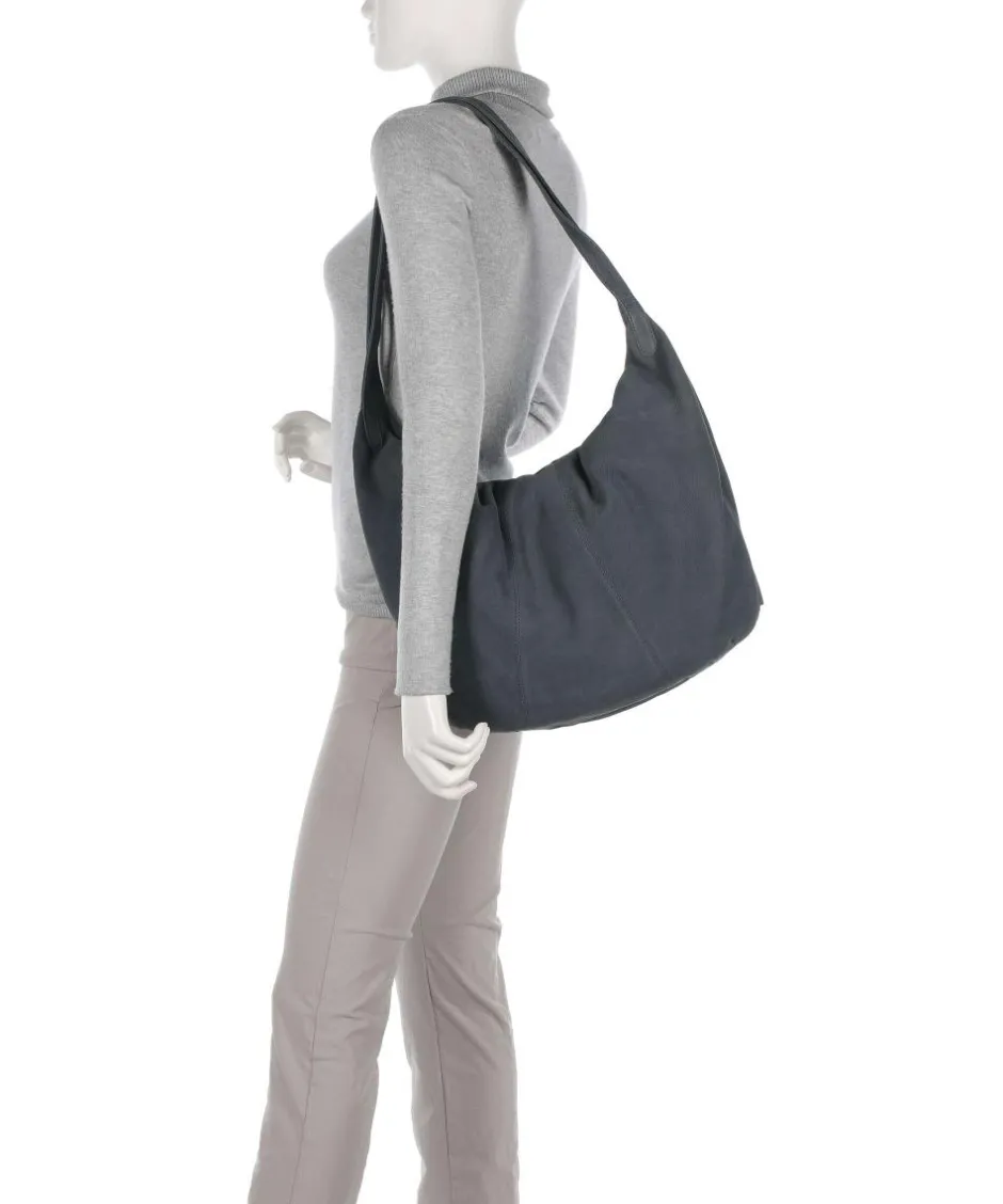 Aunts & Uncles Shoulder Bags|Hobo Bags-Amelie´s Nettle Bed Ginseng Hobo bag brushed leather