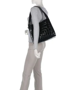Kazar Shoulder Bags|Hobo Bags-Ange Hobo bag embossed leather
