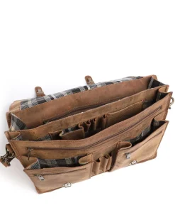 Harold Business- & Laptop Bags-Antico Briefcase leather