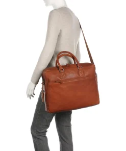 Burkely Business- & Laptop Bags-Antique Avery Briefcase 17″ grained leather