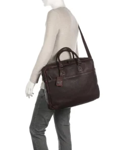 Burkely Business- & Laptop Bags-Antique Avery Briefcase 17″ grained leather