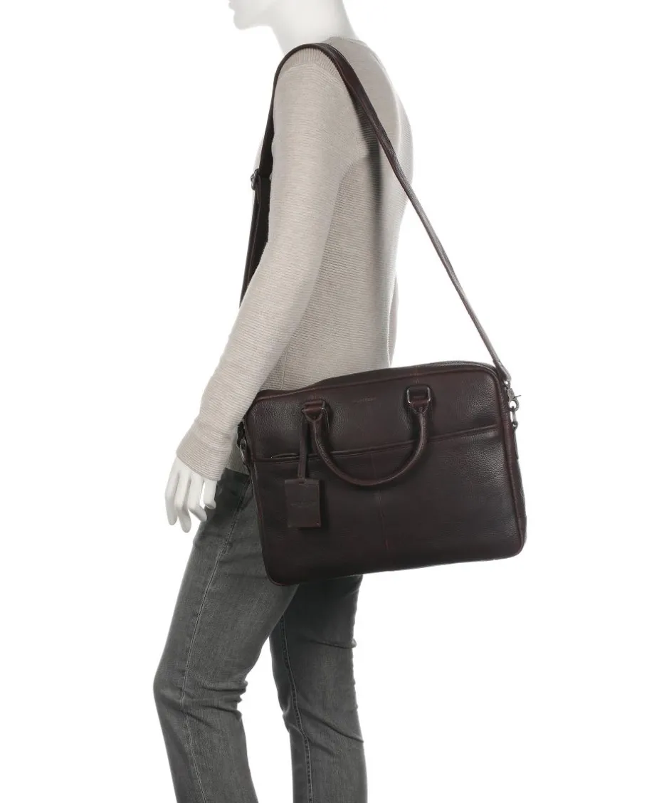 Burkely Business- & Laptop Bags-Antique Avery Briefcase 15″ grained leather