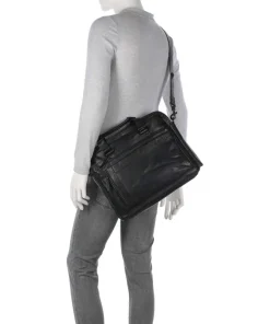 Spikes & Sparrow Business- & Laptop Bags-Apache Brutus Briefcase 15″ fine grain leather