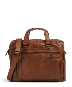 Spikes & Sparrow Business- & Laptop Bags-Apache Brutus Briefcase 15″ fine grain leather