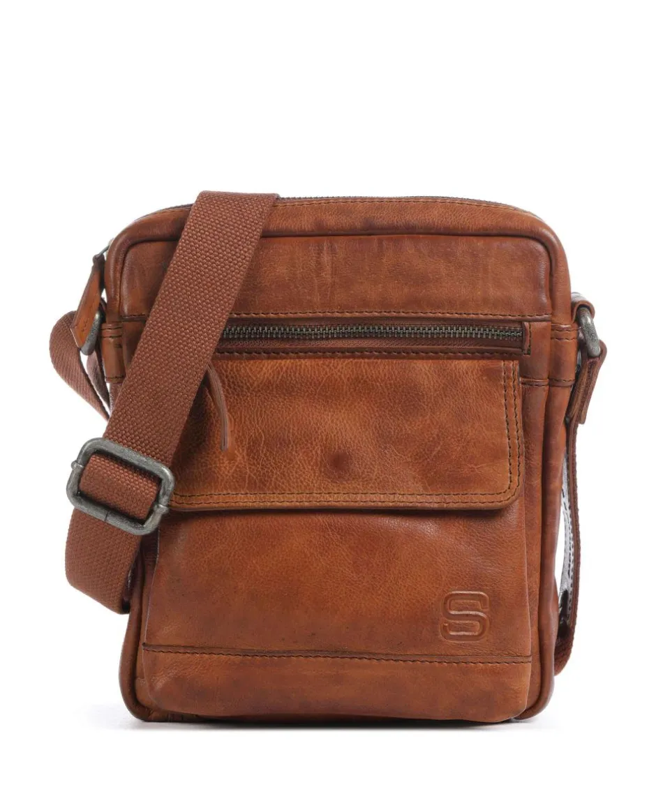 Spikes & Sparrow Crossbody Bags-Apache Crossbody bag fine grain leather