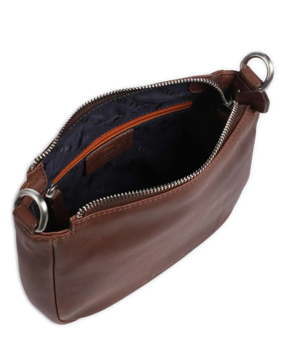 Jack Kinsky Crossbody Bags-Aruba 3 Crossbody bag fine grain leather