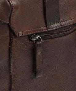 Aunts & Uncles Business- & Laptop Bags|Crossbody Bags-Barbershop Bandholz Messenger bag fine grain leather