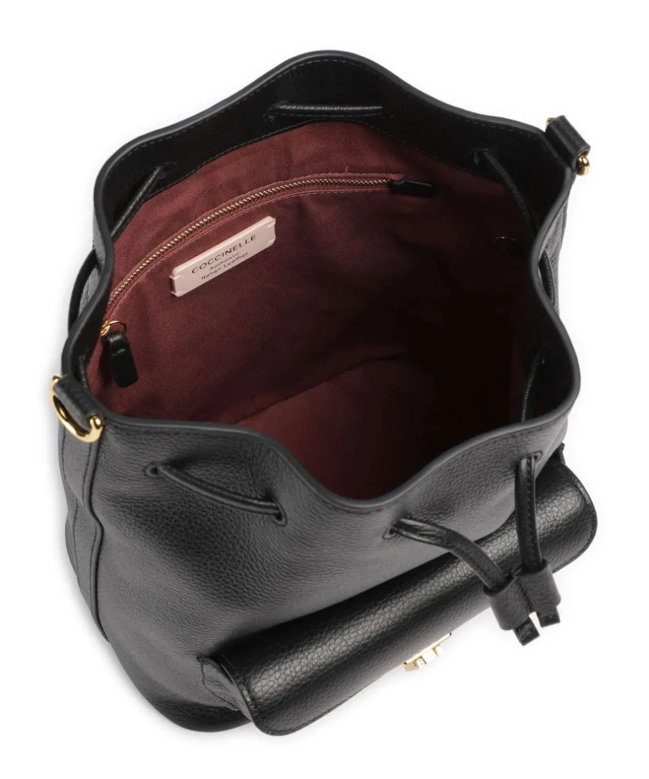 Coccinelle Hobo Bags|Crossbody Bags-Beat Generation Bucket bag grained cow leather