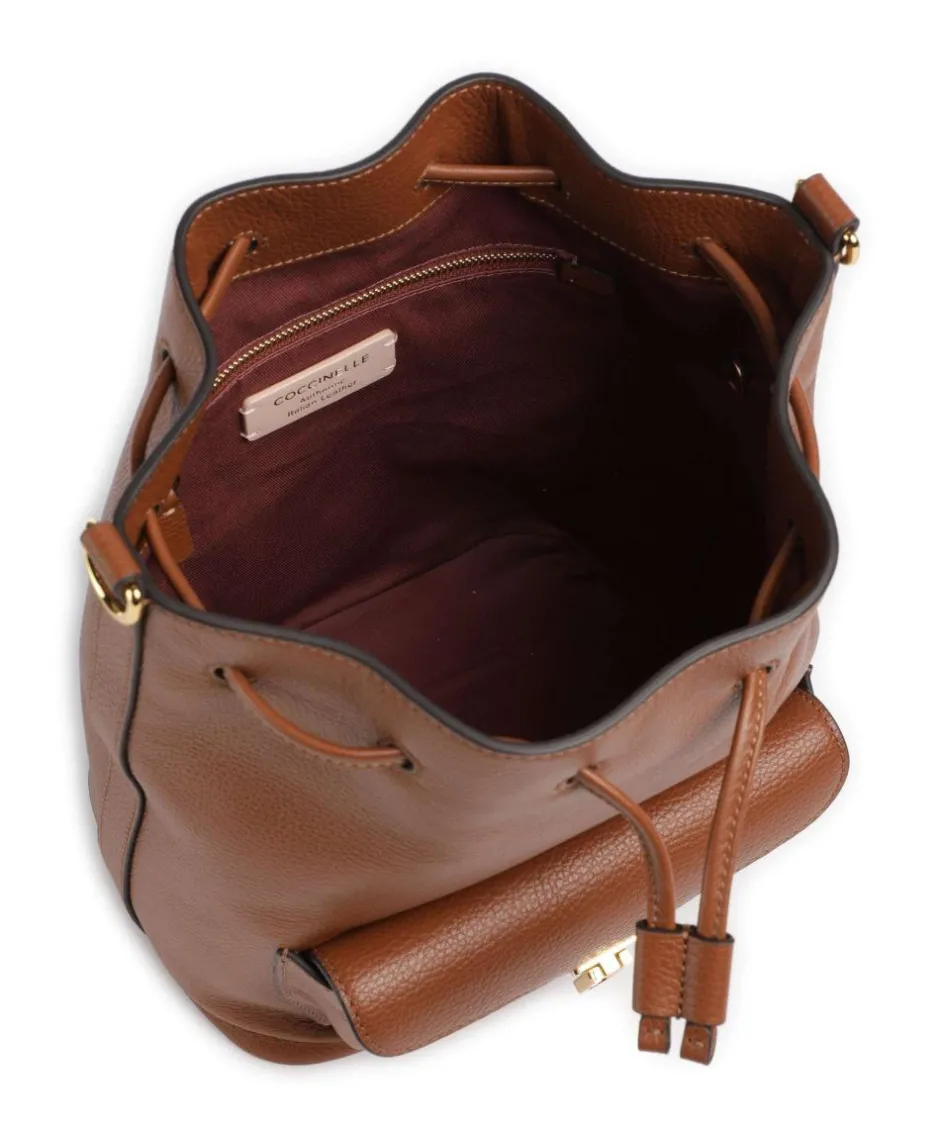 Coccinelle Hobo Bags|Crossbody Bags-Beat Generation Bucket bag grained cow leather