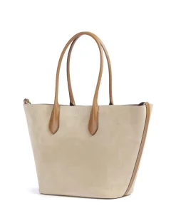Polo Ralph Lauren Tote Bags-Bellport Medium Tote bag brushed cow leather