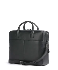 Tiger of Sweden Business- & Laptop Bags-Beridare Briefcase 17″ grained cow leather