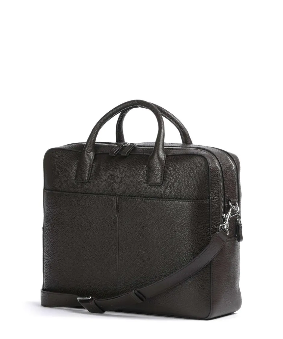 Tiger of Sweden Business- & Laptop Bags-Beridare Briefcase 15″ grained cow leather